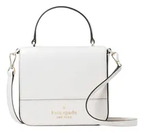 Comprar Bolsa Crossbody Bandolera Kate Spade Mujer Original Acabado de los herrajes Dorado Color Blanco Color de la correa de hombro Blanco