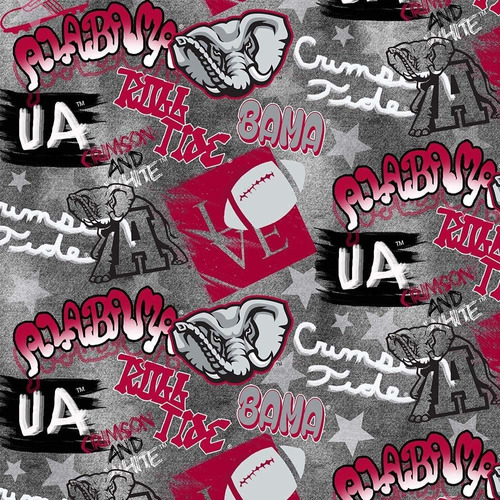 Sykel Enterprise Alabama Crimson Tide Ncaa Graffiti Gris 43 