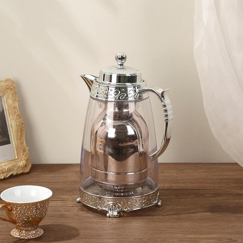 Café Aislado Tetera De Tetera 1l Café De Bebida Plateado