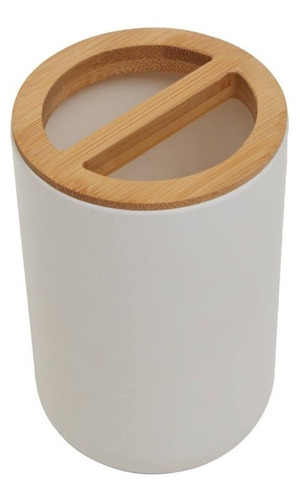 Porta Cepillo De Dientes Vaso Portacepillo Baño Madera