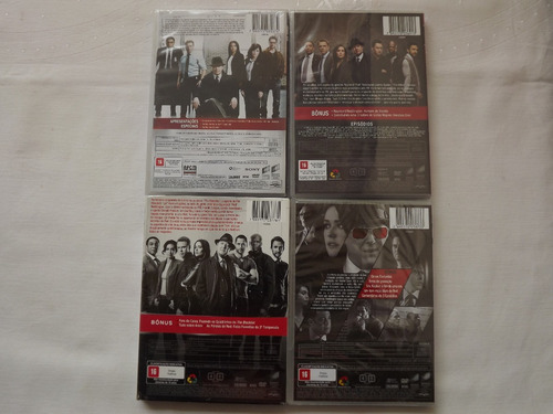 Box Dvd The Blacklist 1ª A 4ª Temporadas -originais-lacrados