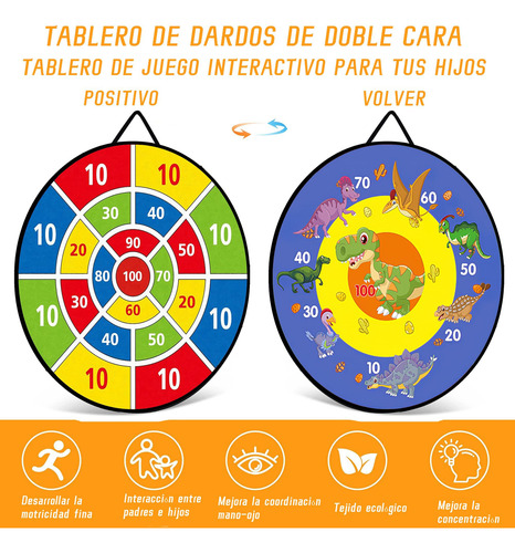 Juego De Dardos Para Niños, Tablero De Dardos De Bola