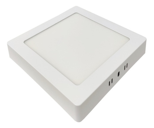 Panel Plafon Cuadrado Led 12w Aplicar Luz Fria Macroled