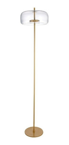 Lampara De Pie Led Integrado Adiafa Leuk Color De La Estructura Dorado Color De La Pantalla Dorado