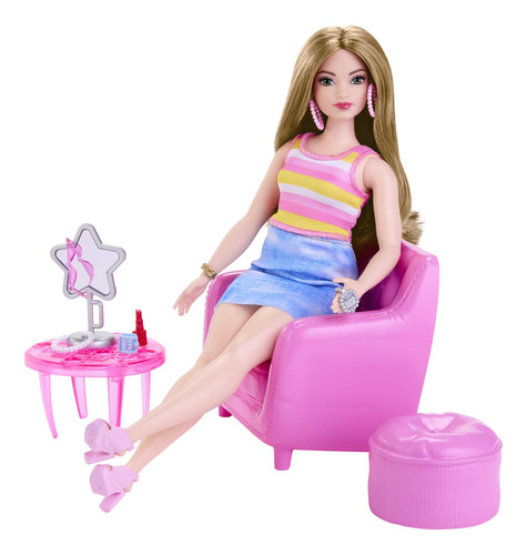 Barbie Estilista Y Closet A La Moda Muñeca Con Accesorios