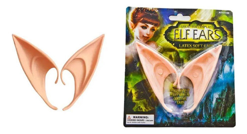 Kit Orelhas De Elfo , Dentes De Vampiro Para Fantasia