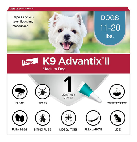 K9 Advantix Ii Tratamiento Y Prevencion De Pulgas, Garrapata