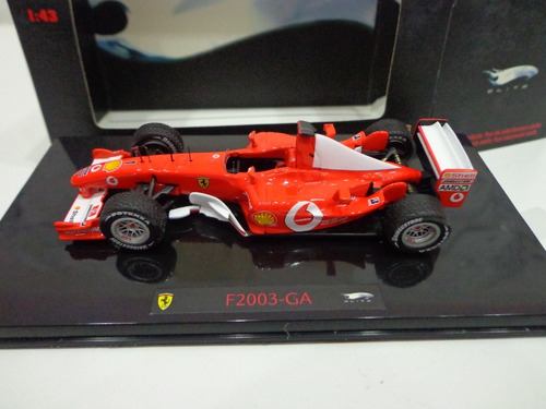 Ferrari F2003ga Schumacher Campeon F1 1/43 Hot Wheels Elite