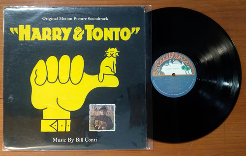 Bill Conti Harry & Tonto 1974 Disco Lp Vinilo Usa