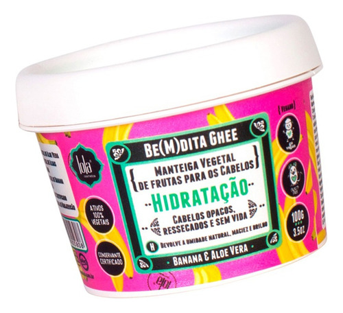 Lola Bemdita Ghee Mascara Hidratante Vegetal Pelo X 100gr 3c