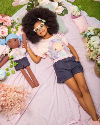 Conjunto Infantil Bonequinha +roupa Boneca Ma0213 Marthiê