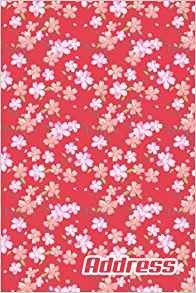 Address Address Book (vol B48) Nature Pink Blossom Design Gl