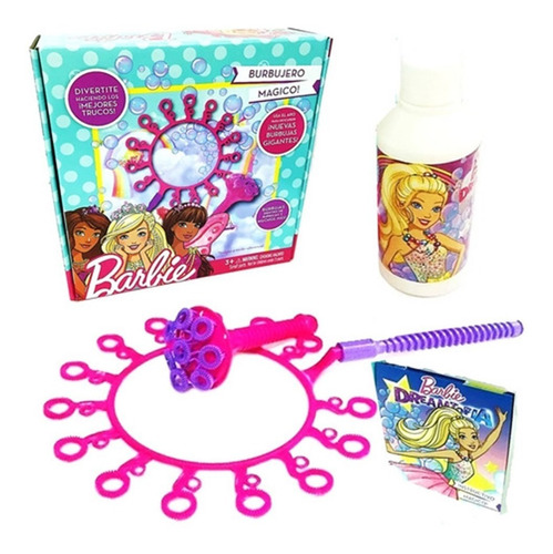 Burbujero Magico Barbie Dreamtopia Infantil Original Faydi