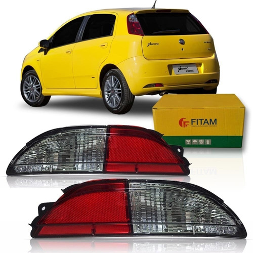 Juego X 2 Faros Traseros Fiat Punto 2007-2008-2009-2010-2011