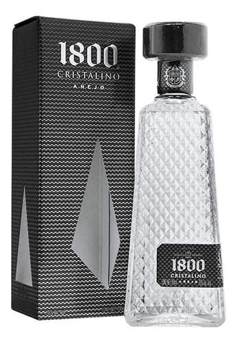 Tequila 1800 Cristalino Añejo. Envio Gratis