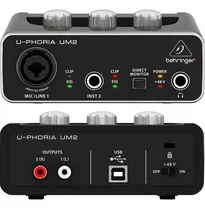 Comprar Interfaz De Audio Behringer U-phoria Um2 Grabacion Profesion