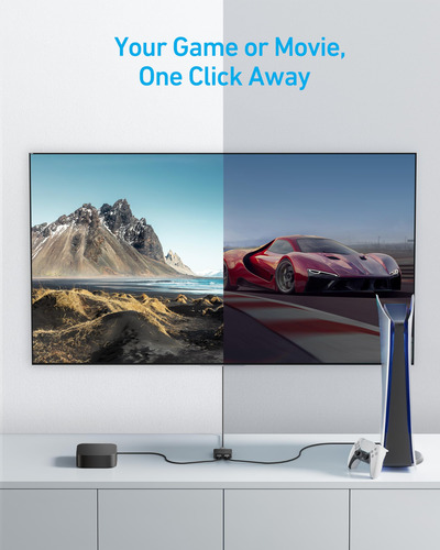 Interruptor Hdmi Anker 4k @60hz Bidirecional 2x1/1x2 Hdmi