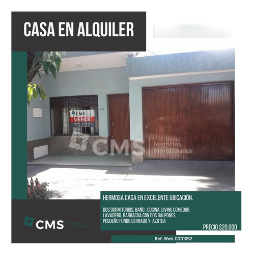 Hermosa Casa En Alquiler Sobre Coronel Arroyo  - Colonia Cod1052a