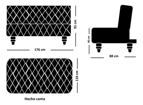 Sofacama Futon Sillon