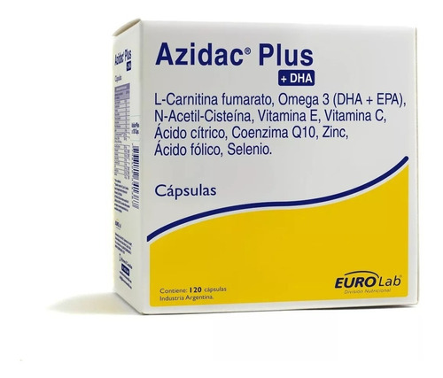 Eurolab Azidac Plus Dha X 120 Cápsulas