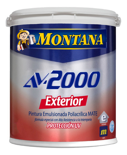 Pintura Av-2000 Exterior Amarillo Medano Galón Montana