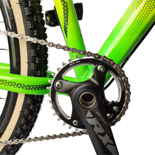 Bicicleta Aro 29 Prowest Discovery 12v Rx Hid Trava Guidão Cor Amarelo/verde Neon Tamanho Do Quadro 19