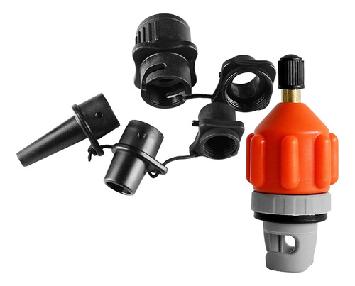 Adaptador De Válvula De Bomba De Sups Inflables Naranja