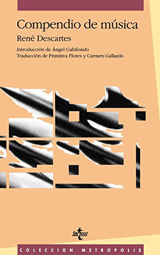 Compendio De Música, De Descartes, René. Editorial Tecnos, Tapa Blanda En Español, 9999