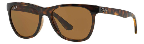 Ray-ban Rb4184 Anteojos De Sol Cuadrados, Marrón, 54 Mm