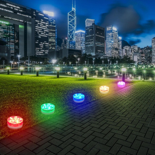 Luz Subacuática Rgb 3x Pilas Aa 11 Led De Control Remoto