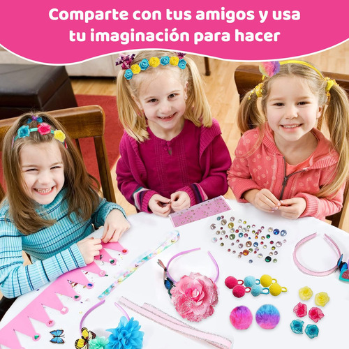 Kit De Fabricación De Diademas Para Niñas 10 Piezas Diy