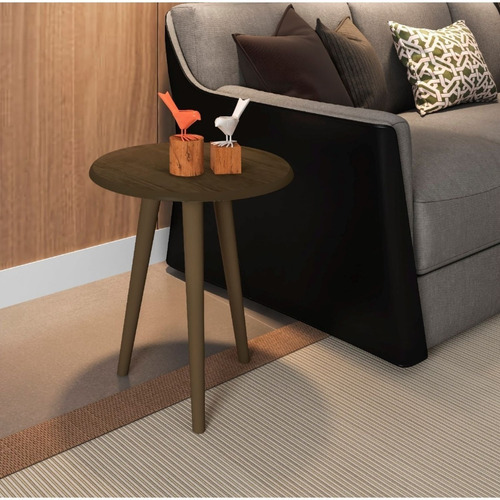 Mesa Lateral Brilha Rustico