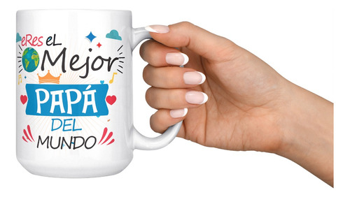 Taza Mug Grande Dia Del Padre 2 - 15 Onzas