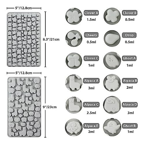 Moldes De Silicona Para Caramelos Con Forma De Osito De Goma