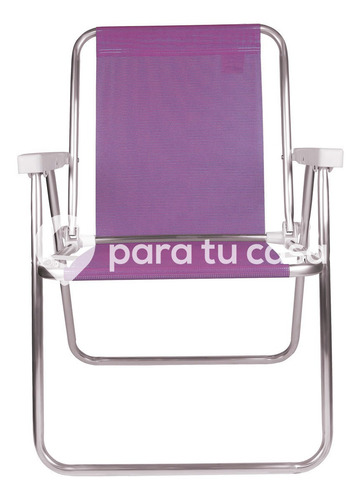 Imagen 2 de 10 de Sillon Playa Camping Pescador Aluminio Sannet Mor