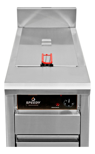 Freidora industrial Speedy Grill 1062-3 15L plateada 50 Hz 380V