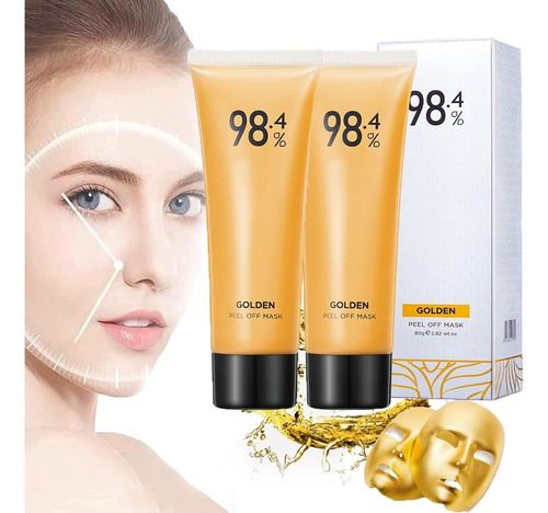 Máscara Exfoliante De Oro Para Espinillas, Cuidado Facial