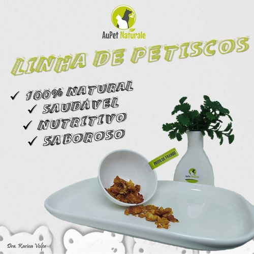 Petisco Desidratado 100% Natural De Peito De Frango