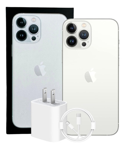 Apple iPhone 13 Pro Max (128 Gb) - Plata Con Caja Original (Reacondicionado)