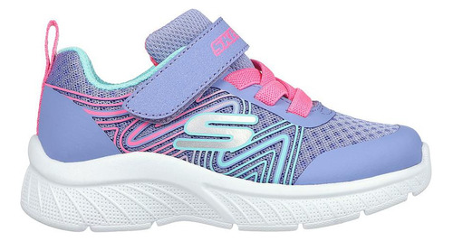 Zapatilla Niña Microspec Plus Swirl Sweet Celeste Skechers