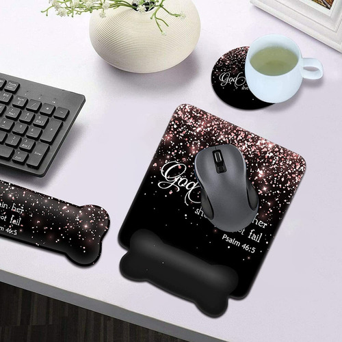 Juego De Reposamuñecas Para Teclado Y Mouse Pad Cojín De Es