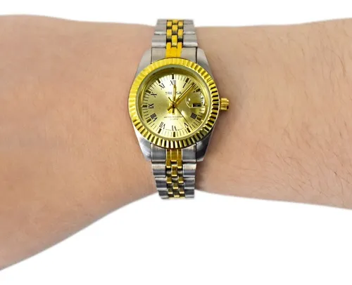 Reloj tressa mujer oro sale
