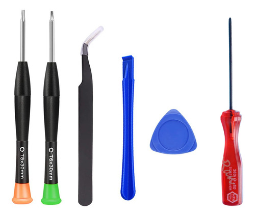 Kit Chaves Torx T8 C/ Furo E T6 + Chave Phillips 2mm De 11cm