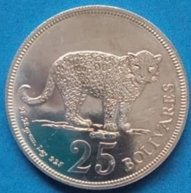 Moneda Conmemorativa Fauna Tigrito Plata