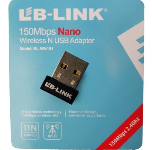 Imagen 3 de 3 de Antena Wifi Usb Adaptador Portatil Nano Wifi, Para Pc Laptop