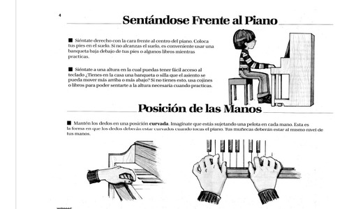 Piano Básico Bastien Partituras Nivel Elemental
