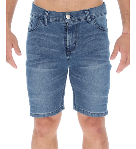 Paquete De 4 Bermudas Casual Short Para Hombre Comodas