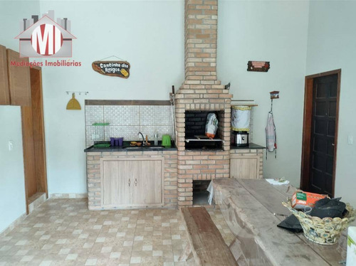 Chácara Maravilhosa Com 03 Dormitórios, Piscina, Espaço Gourmet, Pomar, Lago, À Venda, 4500 M² Por R$ 530.000 - Zona Rural - Pinhalzinho/sp - Ch0919