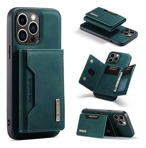 Funda Magnética Con Billetera Extraíble For iPhone 14