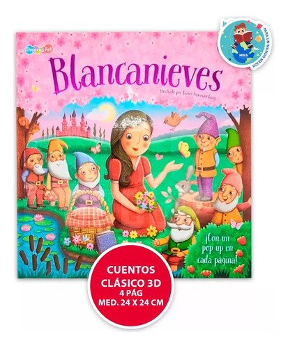 Libros Cuentos Clásicos 3d Blancanieves